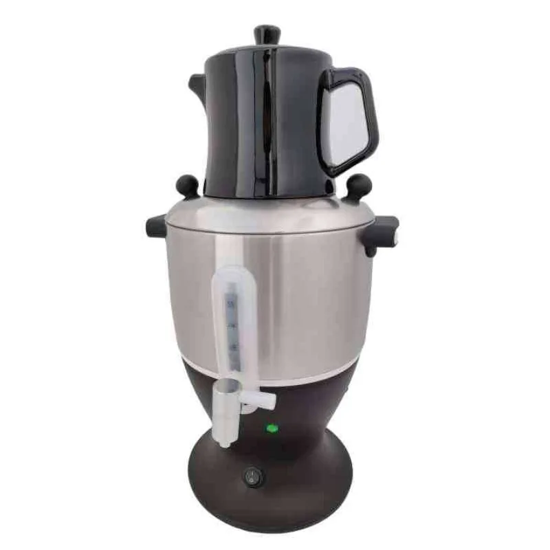 Double layer electric kettle Electric samovar kettle 5L stainless steel samovar with faucet teapot
Double layer electric kettle Electric samovar kettle 5L stainless steel samovar with faucet teapot