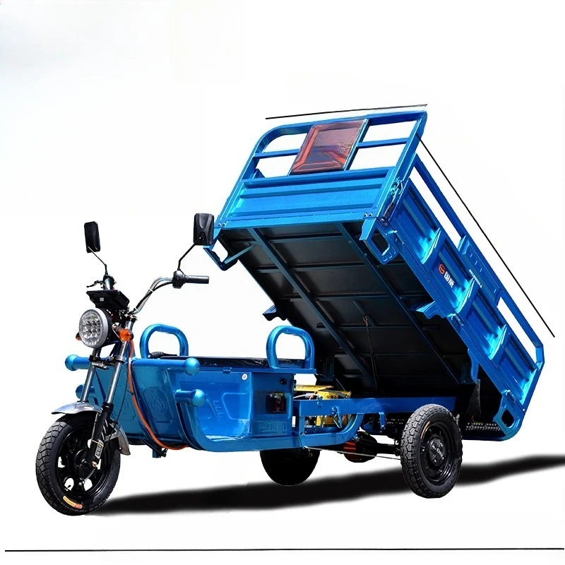 Electric tricycle pulling goods, home pick-up and drop-off children, with shed load king, high power 
Electric tricycle pulling goods, home pick-up and drop-off children, with shed load king, high power