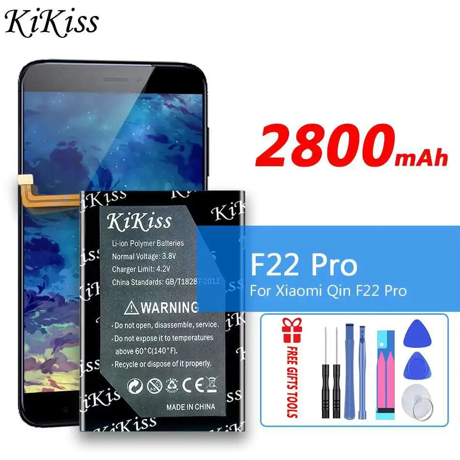 Легкий аккумулятор для мобильного телефона Xiaomi Qin F22 Pro, 2800 мАч, высокая совместимость
Легкий аккумулятор для мобильного телефона Xiaomi Qin F22 Pro, 2800 мАч, высокая совместимость