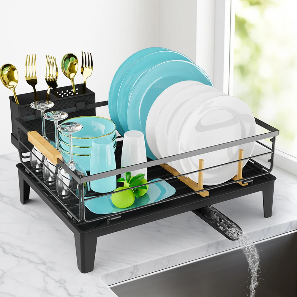 Foldable Dish Bowl Drainer Storage Rack Kitchen Dish Drying Rack with Drain Basket Countertop Dinnerware Organizer Drainboard
Foldable Dish Bowl Drainer Storage Rack Kitchen Dish Drying Rack with Drain Basket Countertop Dinnerware Organizer Drainboard 