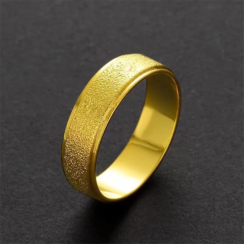 Mylux Jewelry Luxury 24K 9999 Pure Gold real gold Men's and Women's Frosted Closed Ring
Mylux Jewelry Luxury 24K 9999 Pure Gold real gold Men's and Women's Frosted Closed Ring