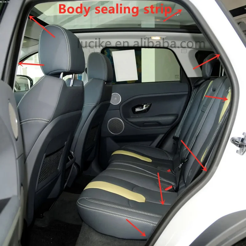 for Land Rover L538 Range Rover Evoque with front and rear left and right Body sealing strip LR026445 LR026446 LR026447 LR026457 
for Land Rover L538 Range Rover Evoque with front and rear left and right Body sealing strip LR026445 LR026446 LR026447 LR026457