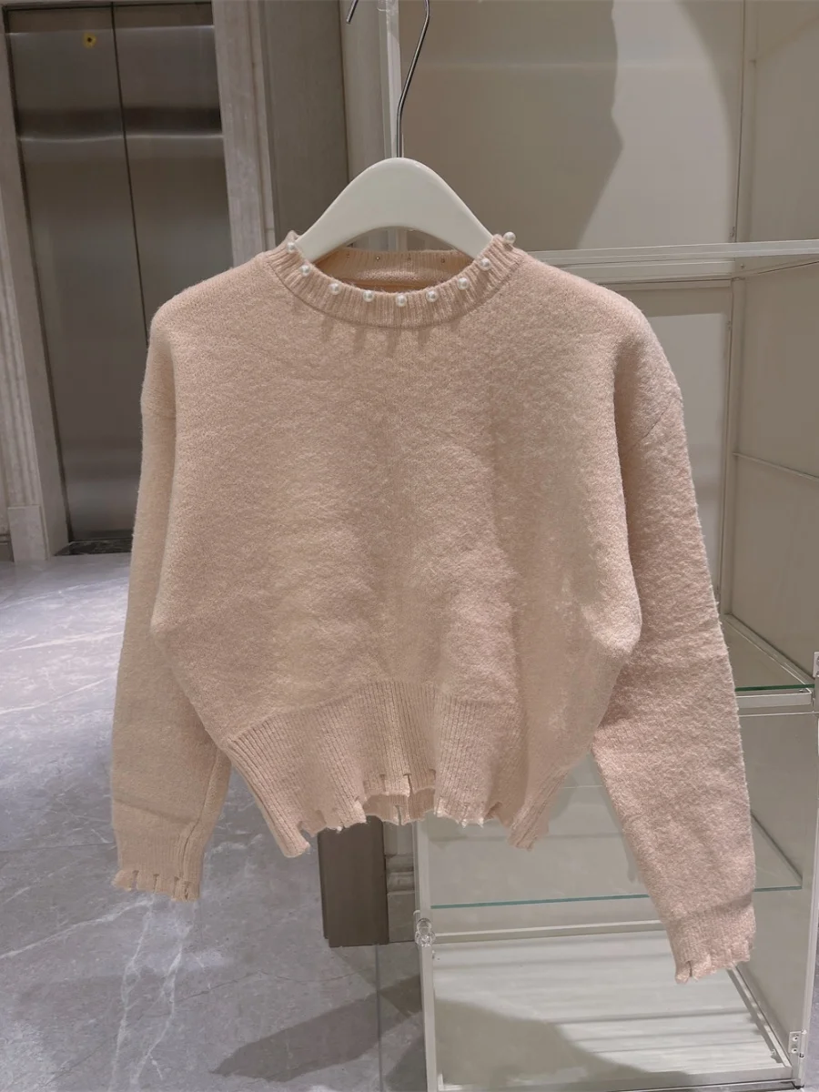 Свитер ручной работы с тяжелой вышивкой и жемчугом, свободный топ, круглый, Ne Long Sve Color Commute Sle, другая ткань, женская...
Свитер ручной работы с тяжелой вышивкой и жемчугом, свободный топ, круглый, Ne Long Sve Color Commute Sle, другая ткань, женская...