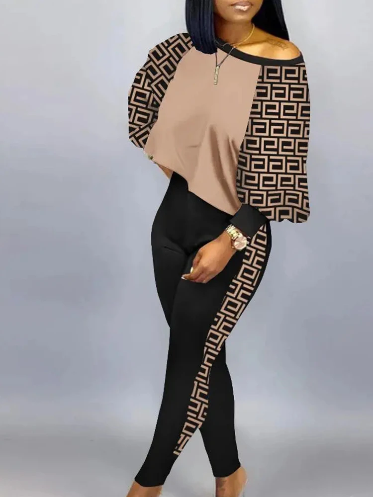 2023 Spring Summer High Waist Pants Outfits Women Long Sleeve Top Pencil Pants Loose Suit Elegant Femme Office Two Piece Set New
2023 Spring Summer High Waist Pants Outfits Women Long Sleeve Top Pencil Pants Loose Suit Elegant Femme Office Two Piece Set New