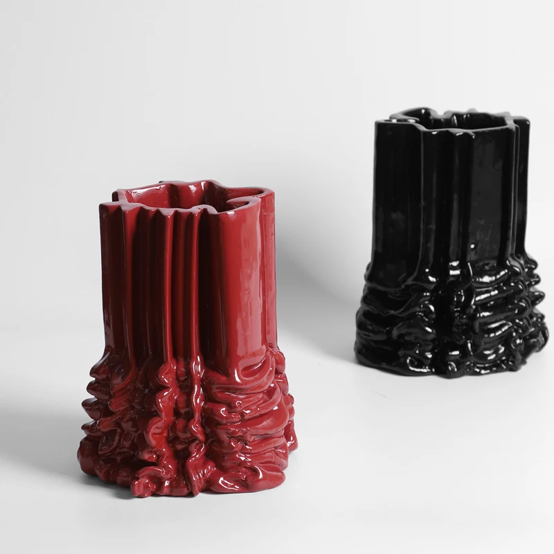 Ceramic Vase Geometric Stacking Fold Abstract Ceramic Handicraft Floral Arrangement Accessories Flower Vase Home Decoration
Ceramic Vase Geometric Stacking Fold Abstract Ceramic Handicraft Floral Arrangement Accessories Flower Vase Home Decoration