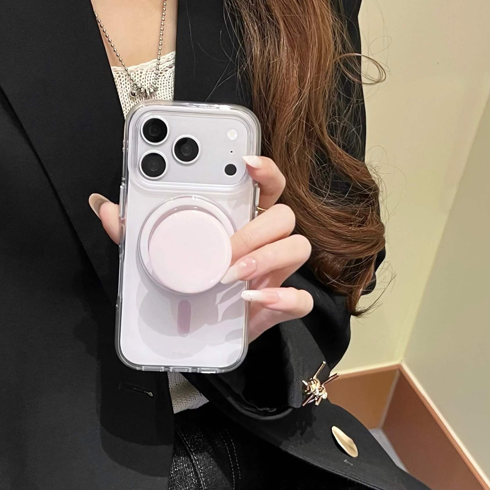 Round-Edge Airbag Double-Sided IMD Minimalist Solid Magnetic Stand Phone Case for iphone 17 Promax 16 15 14 13 Back Cover Gift
Round-Edge Airbag Double-Sided IMD Minimalist Solid Magnetic Stand Phone Case for iphone 17 Promax 16 15 14 13 Back Cover Gift