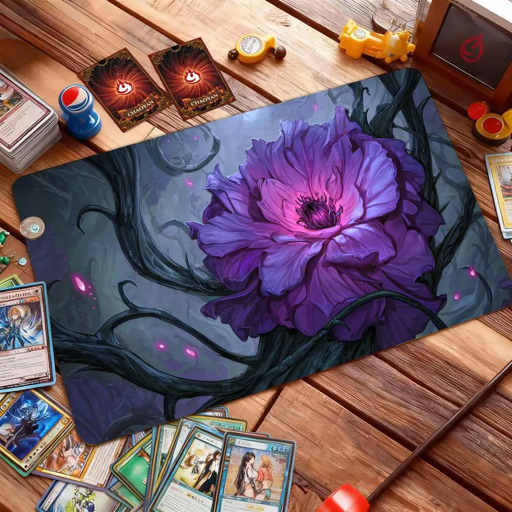 Mysterious giant purple flower Magic Card Battle Mat MTG Playmat Anti-slip Base gathering gaming mats Board Game Mat for TCG
Mysterious giant purple flower Magic Card Battle Mat MTG Playmat Anti-slip Base gathering gaming mats Board Game Mat for TCG