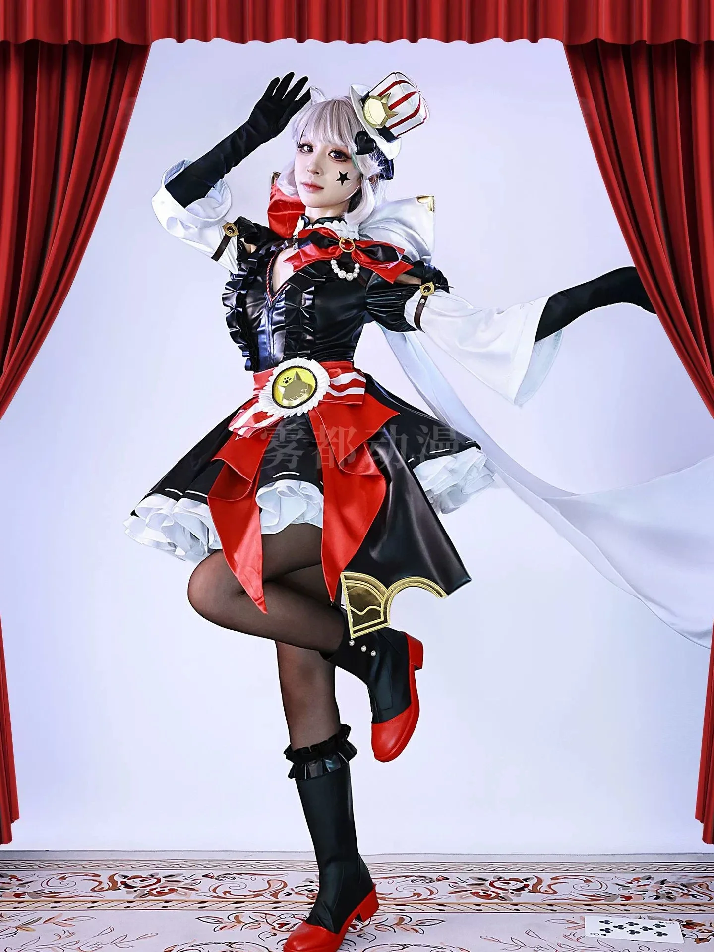 In Stock Lynette Lyney Red Collab Cosplay Costume Circus Doujin Fanart Leather Hat Full Set Wig Halloween Xmas
In Stock Lynette Lyney Red Collab Cosplay Costume Circus Doujin Fanart Leather Hat Full Set Wig Halloween Xmas