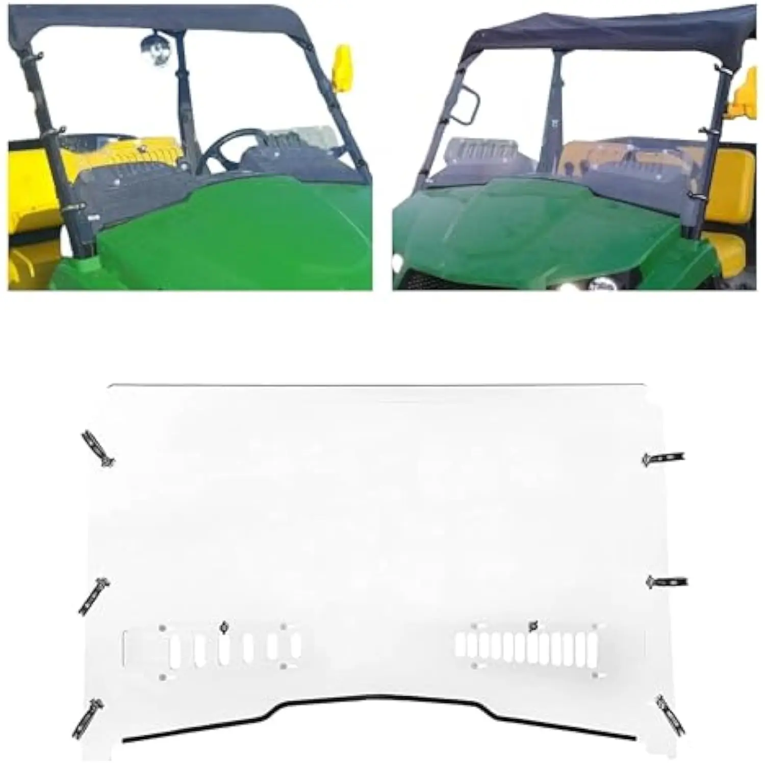 Full Windshield Compatible with 2012+ John Deere Gator RSX 850i 860i XUV 550 560 560E 590i 590m 590E Heavy Duty Clear Scratch
Full Windshield Compatible with 2012+ John Deere Gator RSX 850i 860i XUV 550 560 560E 590i 590m 590E Heavy Duty Clear Scratch