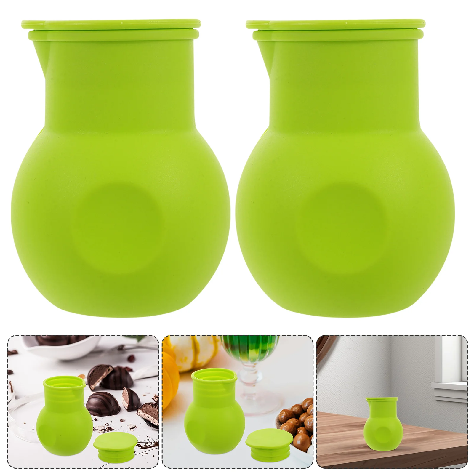 3 Pcs Chocolate Dispensing Pot Silicone Melting Bowl Tool for Candy Cheese Making Supplies Green Color Microwave.Butter.Melter
3 Pcs Chocolate Dispensing Pot Silicone Melting Bowl Tool for Candy Cheese Making Supplies Green Color Microwave.Butter.Melter
