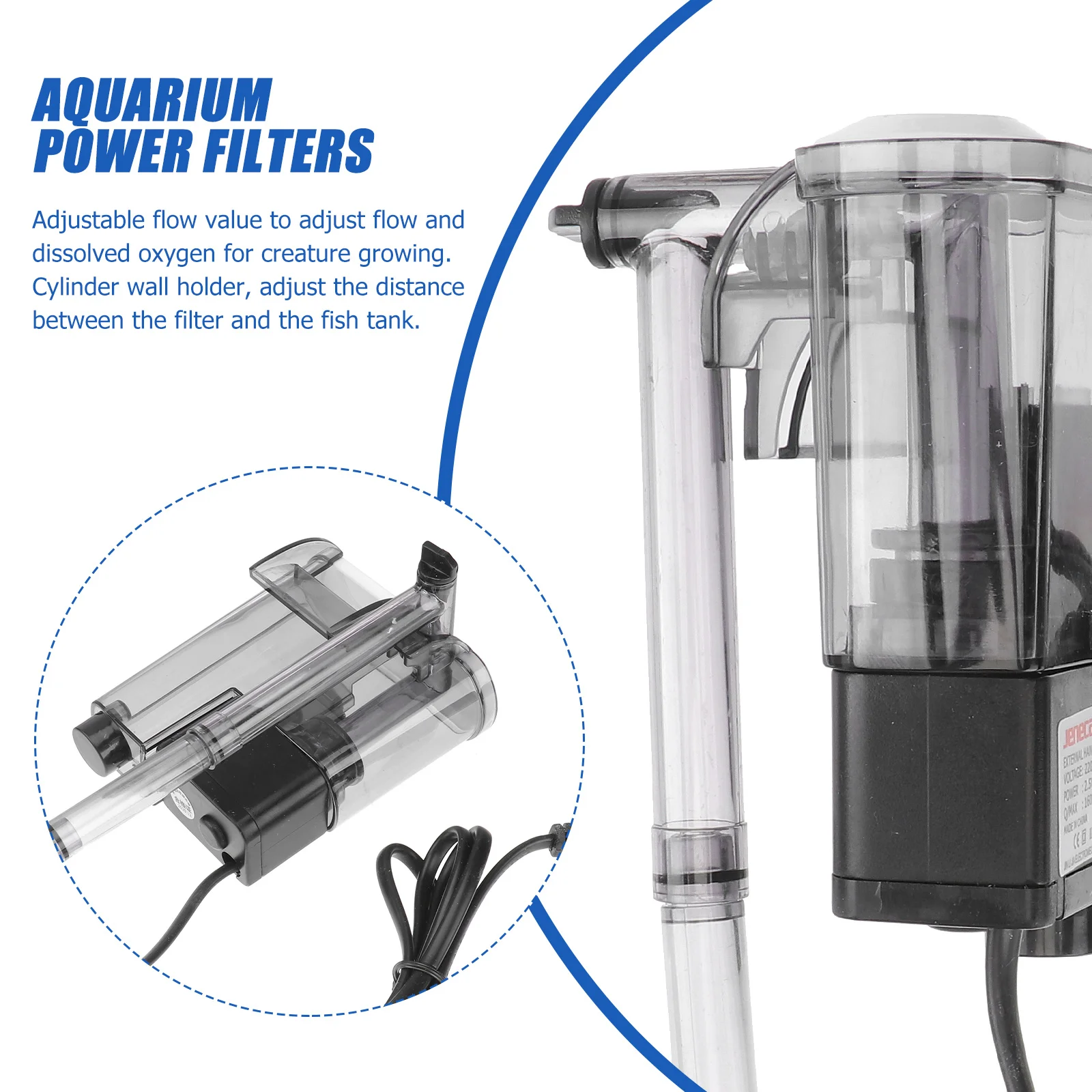 Aquarium on Filter Suspension Power Waterfall Adjustable Flow Submersible Hanging Oxygen Pump Activated Carbon Biochemical Fish
Aquarium on Filter Suspension Power Waterfall Adjustable Flow Submersible Hanging Oxygen Pump Activated Carbon Biochemical Fish