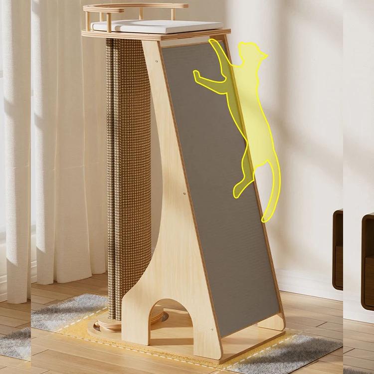 Solid Wood Large Cat Climbing Frame Integrated Cat Nest Sisal Scratching Column Waterproof Wear-Resistant Non-Shedding Cat
Solid Wood Large Cat Climbing Frame Integrated Cat Nest Sisal Scratching Column Waterproof Wear-Resistant Non-Shedding Cat