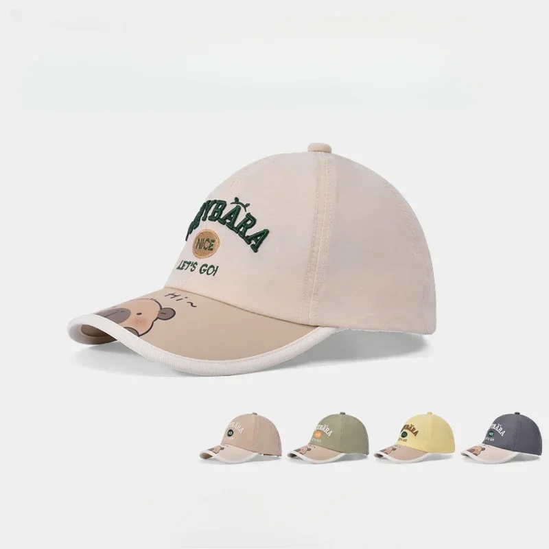Quick Drying Summer Kids Hat Breathable Cartoon Children's Sun Hat Cute Outdoor Sun Protection Baseball Cap for Boys Girls
Quick Drying Summer Kids Hat Breathable Cartoon Children's Sun Hat Cute Outdoor Sun Protection Baseball Cap for Boys Girls