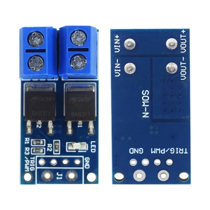 DC 5V-36V 15A Max 30A 400W Dual High-Power MOSFET Trigger Switch Drive PWM Regulator Adjustment Motor Speed Control Board Module
DC 5V-36V 15A Max 30A 400W Dual High-Power MOSFET Trigger Switch Drive PWM Regulator Adjustment Motor Speed Control Board Module