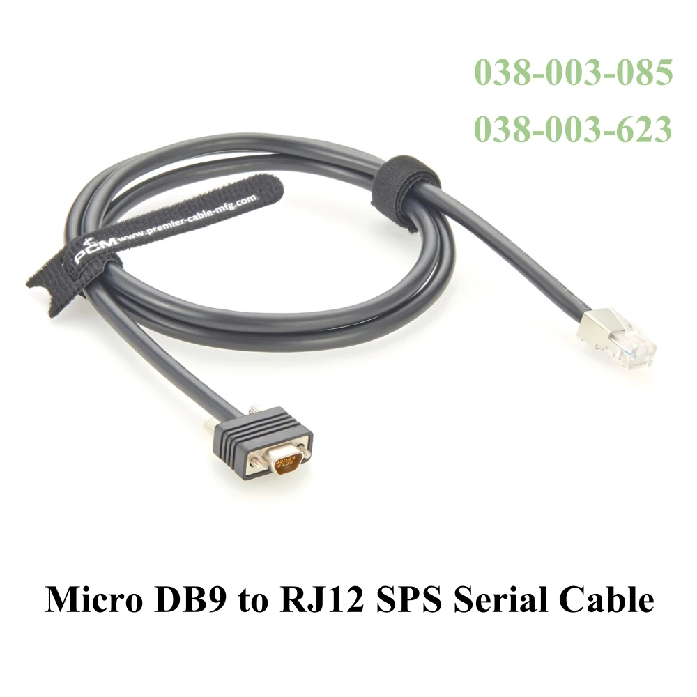 Compatible With Dell EMC 038-003-085 038-003-623 Micro DB9 to RJ12 SPS Serial Sense Cable for CX3 CX4 VNX Clariion Storage
Compatible With Dell EMC 038-003-085 038-003-623 Micro DB9 to RJ12 SPS Serial Sense Cable for CX3 CX4 VNX Clariion Storage