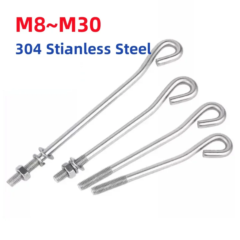 Gb799 M8 M10 M12~m30 304 Stianless Steel Foundation Bolt L-shaped Anchor Bolts Standard Embedded Construction Tower Crane Screw
Gb799 M8 M10 M12~m30 304 Stianless Steel Foundation Bolt L-shaped Anchor Bolts Standard Embedded Construction Tower Crane Screw
