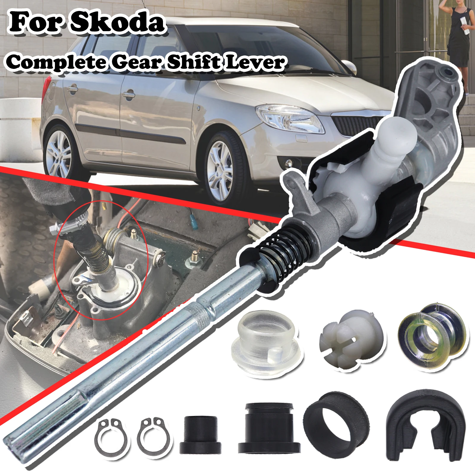 Gear Shifter Selector Lever Guide Bearing Shell Bushing For Skoda Fabia Octavia 1U MT Shifting Issue Fix Linkage End Repair Kit
Gear Shifter Selector Lever Guide Bearing Shell Bushing For Skoda Fabia Octavia 1U MT Shifting Issue Fix Linkage End Repair Kit