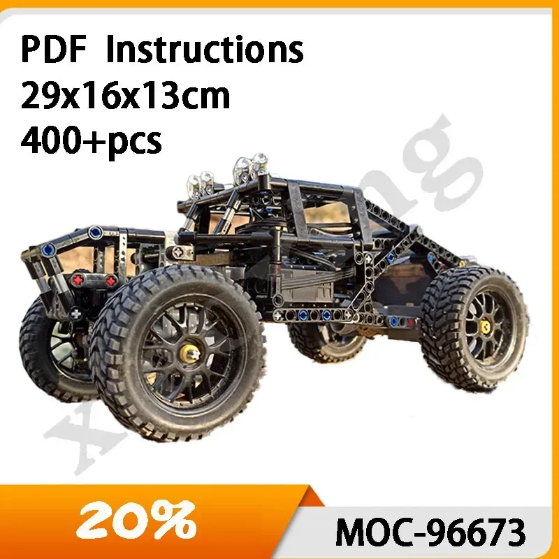 New MOC-96673 Classic Offroad Racing 400+ Toys Stitching Building Blocks MOC Fun Assembly Model Kids Birthday Present
New MOC-96673 Classic Offroad Racing 400+ Toys Stitching Building Blocks MOC Fun Assembly Model Kids Birthday Present