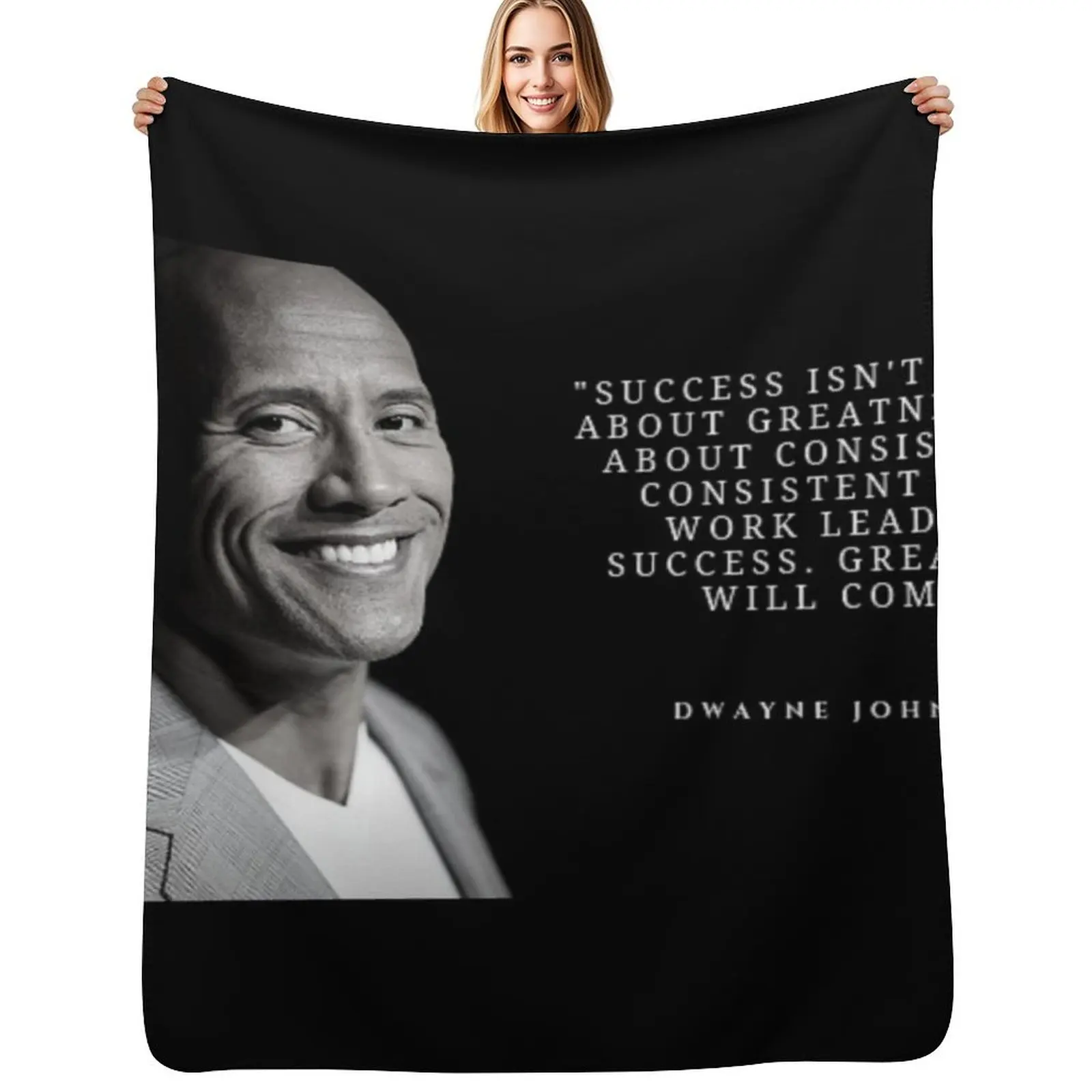 dwayne johnson quotes Throw Blanket Stain Resistant Cozy Warm Blanket
dwayne johnson quotes Throw Blanket Stain Resistant Cozy Warm Blanket
