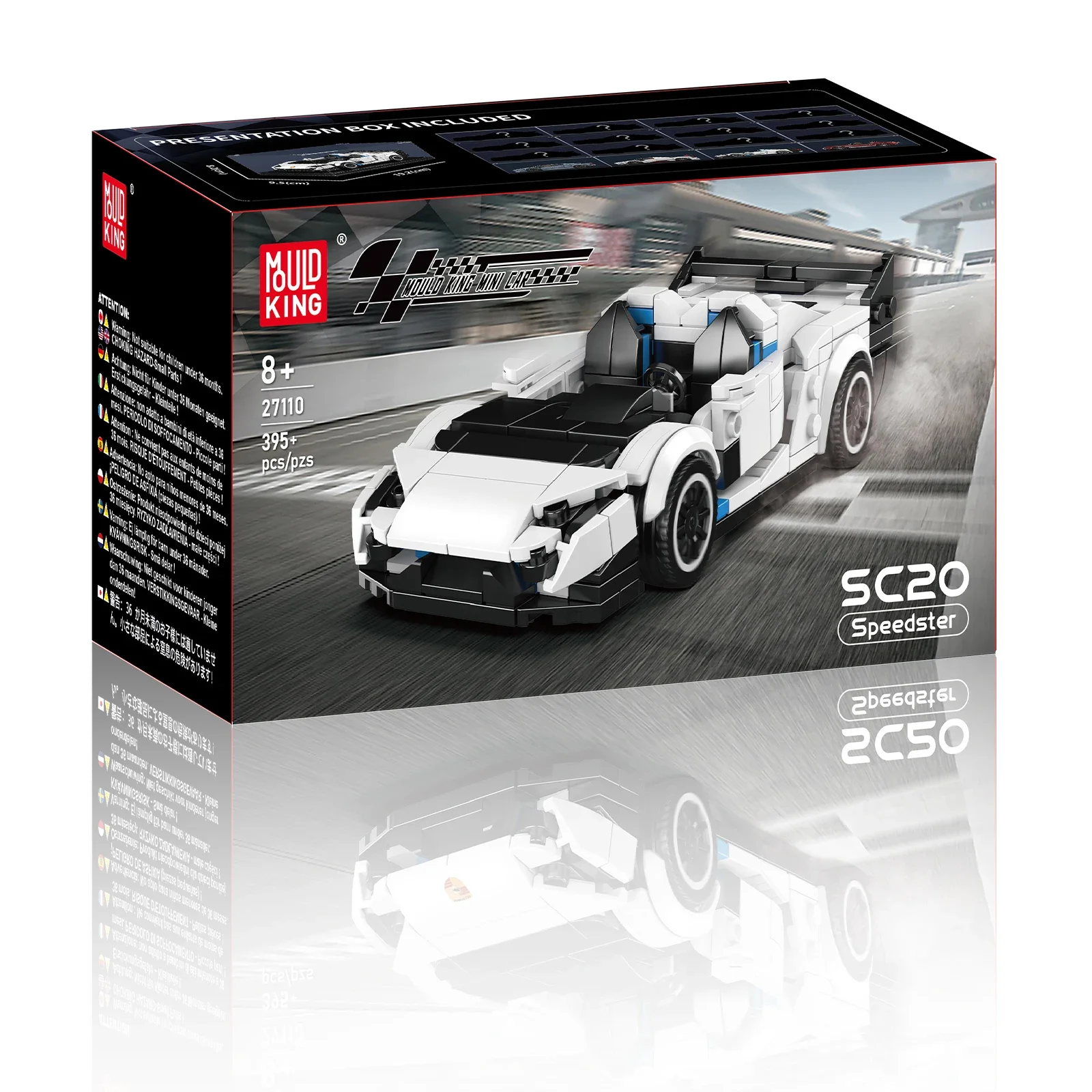 MOULD KING 27110 395pcs Mini Vehicle Building Blocks Set - Interchangeable Bricks DIY Toy
MOULD KING 27110 395pcs Mini Vehicle Building Blocks Set - Interchangeable Bricks DIY Toy