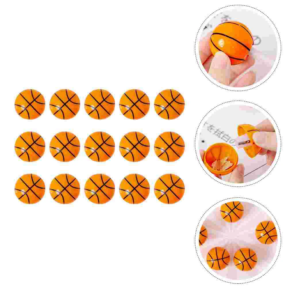 15 Pcs Pencil Sharpener School Single Hole Sharpeners Knife Tool Makeup Brow Basketball Design Plastic Student Pupils
15 Pcs Pencil Sharpener School Single Hole Sharpeners Knife Tool Makeup Brow Basketball Design Plastic Student Pupils