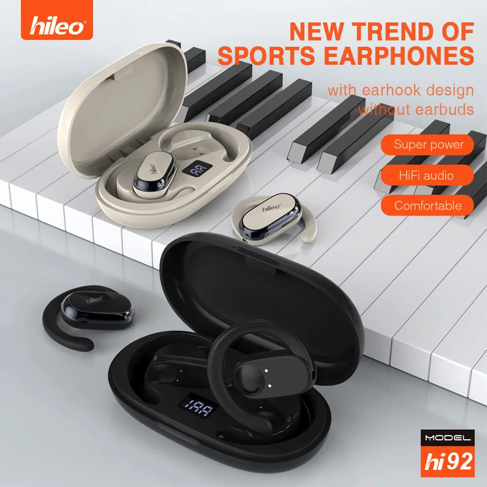 New Bluetooth Earphone Open Earbuds ENC Noise Cancel HIFI Sound Blue Tooth 5.3 Headphone Sports Music Gaming Headsets Waterproof
New Bluetooth Earphone Open Earbuds ENC Noise Cancel HIFI Sound Blue Tooth 5.3 Headphone Sports Music Gaming Headsets Waterproof
