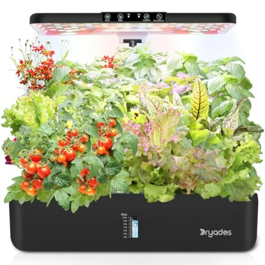 22 Pods Hydroponics Growing System with LED Grow Light Indoor Herb Garden Kit for Vegetables Lettuce Strawberries Fruits Flower
22 Pods Hydroponics Growing System with LED Grow Light Indoor Herb Garden Kit for Vegetables Lettuce Strawberries Fruits Flower
