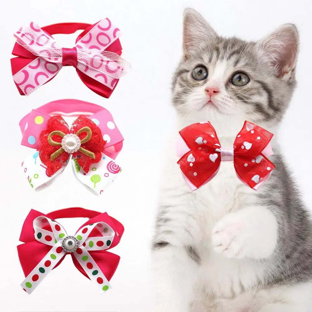 Pet Collar Princess Bowknot Collar Printed Adjustable Decorative Gift Valentines Day Cat Dog Bowknot Collar Pet Supplies
Pet Collar Princess Bowknot Collar Printed Adjustable Decorative Gift Valentines Day Cat Dog Bowknot Collar Pet Supplies