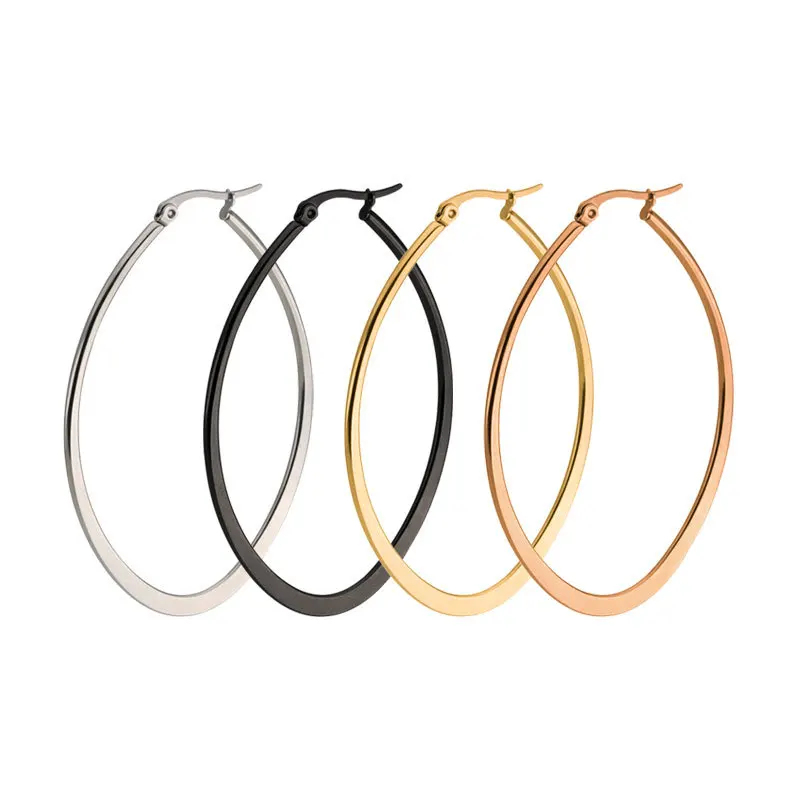 Bxzyrt Hot Selling Big Oval Shape Woman Hoop Earrings Exaggerating Elegant Gold And Silver Color Jewelry For Woman Men Gift
Bxzyrt Hot Selling Big Oval Shape Woman Hoop Earrings Exaggerating Elegant Gold And Silver Color Jewelry For Woman Men Gift