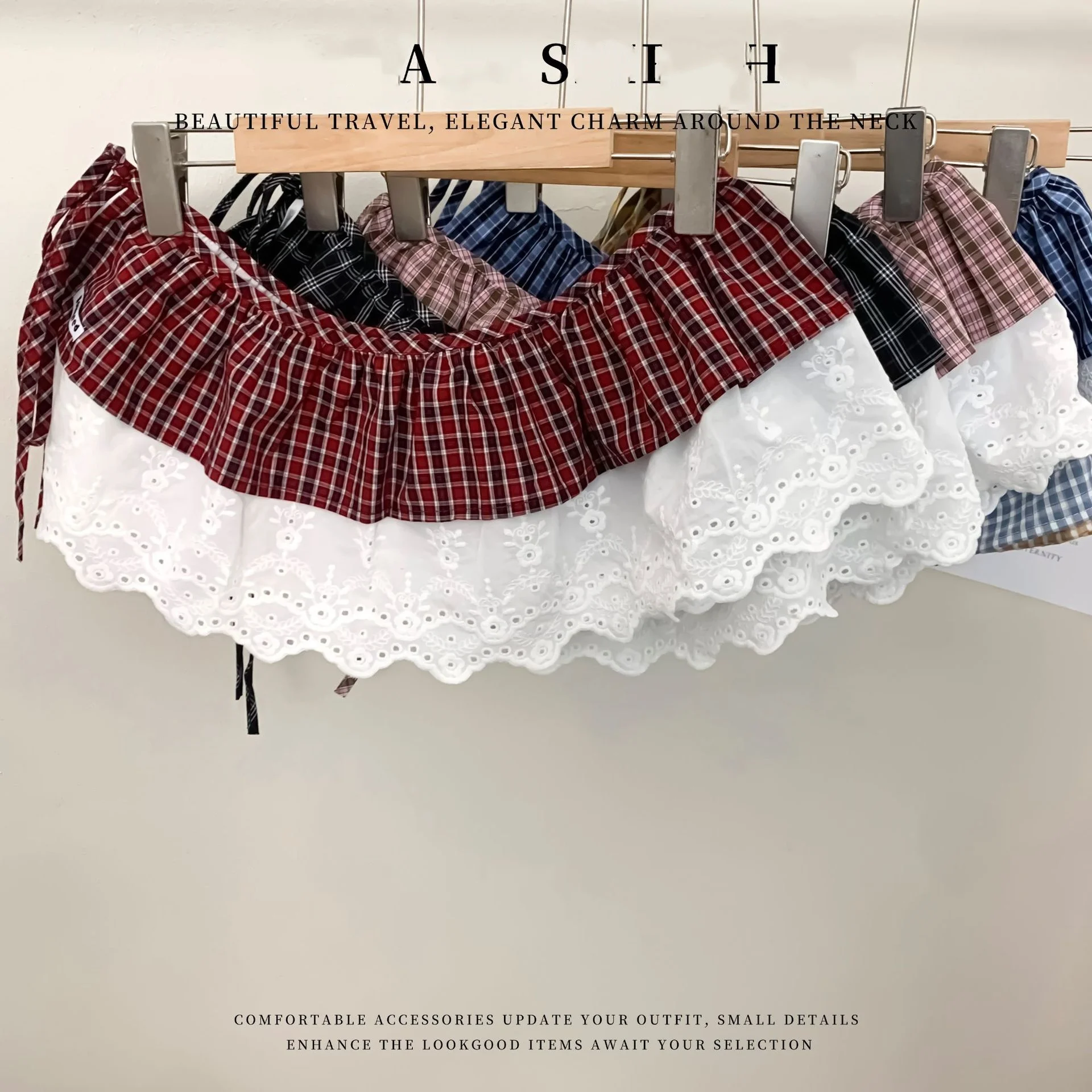 Женская мини-юбка Y2K с кружевом и оборками, плиссированная юбка в клетку с высокой талией в стиле Харадзюку, кружевная плиссированная юбка для девочек, юбка-штора в стиле Лолита
Женская мини-юбка Y2K с кружевом и оборками, плиссированная юбка в клетку с высокой талией в стиле Харадзюку, кружевная плиссированная юбка для девочек, юбка-штора в стиле Лолита