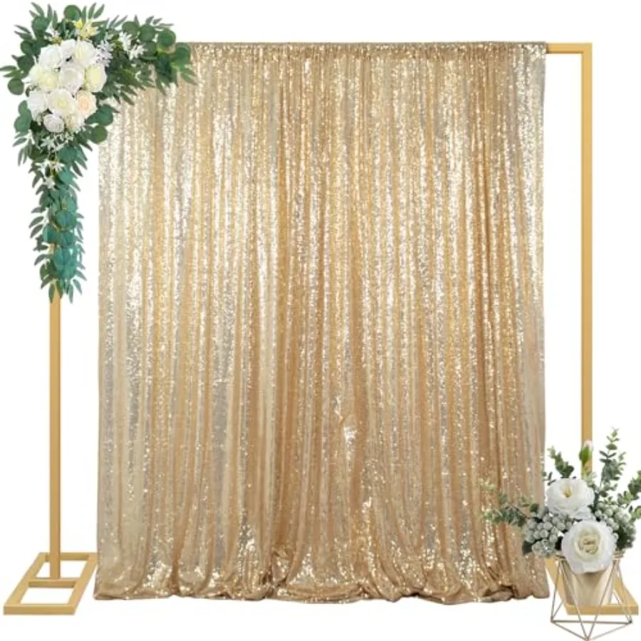 Champagne Gold sequin backdrop 10x10 ft for weddings, birthdays, photo booths, events shimmering polyester curtain with metalli
Champagne Gold sequin backdrop 10x10 ft for weddings, birthdays, photo booths, events shimmering polyester curtain with metalli