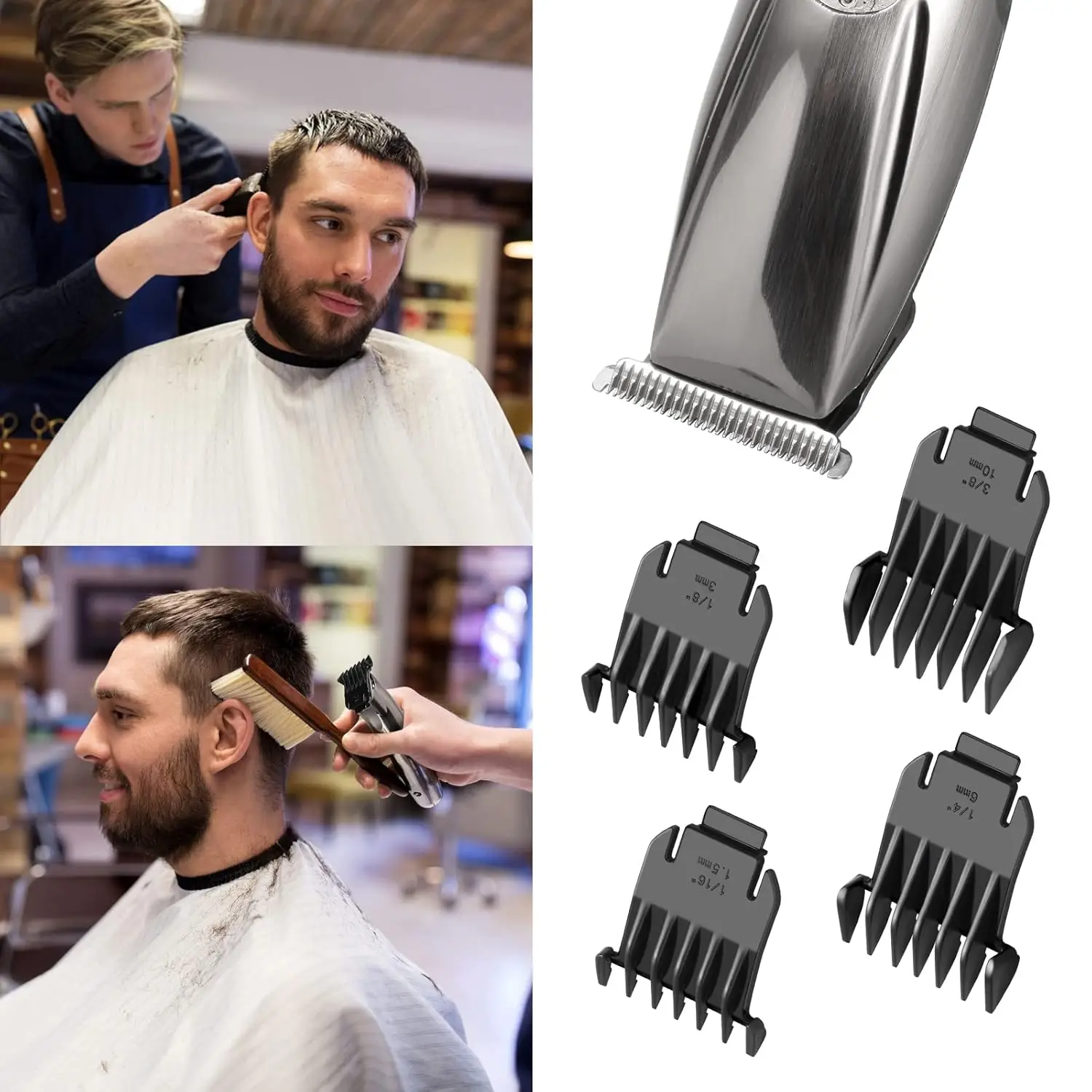 D8 Guards comb for Andis Slimline Pro Li D8 T-Blade Attachment Comb, 1/16-3/8-Inch Snap-On Guide Comb for Trimmers, 4-Pack
D8 Guards comb for Andis Slimline Pro Li D8 T-Blade Attachment Comb, 1/16-3/8-Inch Snap-On Guide Comb for Trimmers, 4-Pack