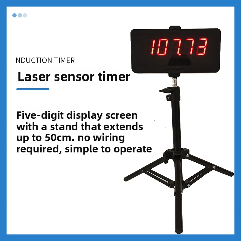 Laser induction timer, electronic timing wheel, slip pile timing tool, running 100 meters and multiple laps, timing tool
Laser induction timer, electronic timing wheel, slip pile timing tool, running 100 meters and multiple laps, timing tool