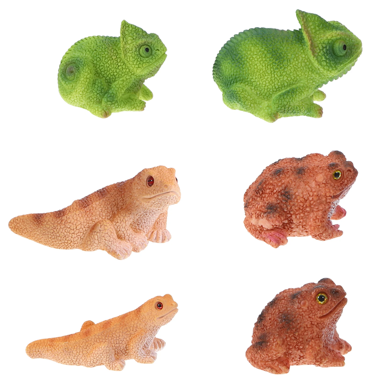 6 Miniature Animal Figurines Resin Micro Landscape Decorative Accessories Cute Lizard Chameleon Toad Car Garden Ornament
6 Miniature Animal Figurines Resin Micro Landscape Decorative Accessories Cute Lizard Chameleon Toad Car Garden Ornament