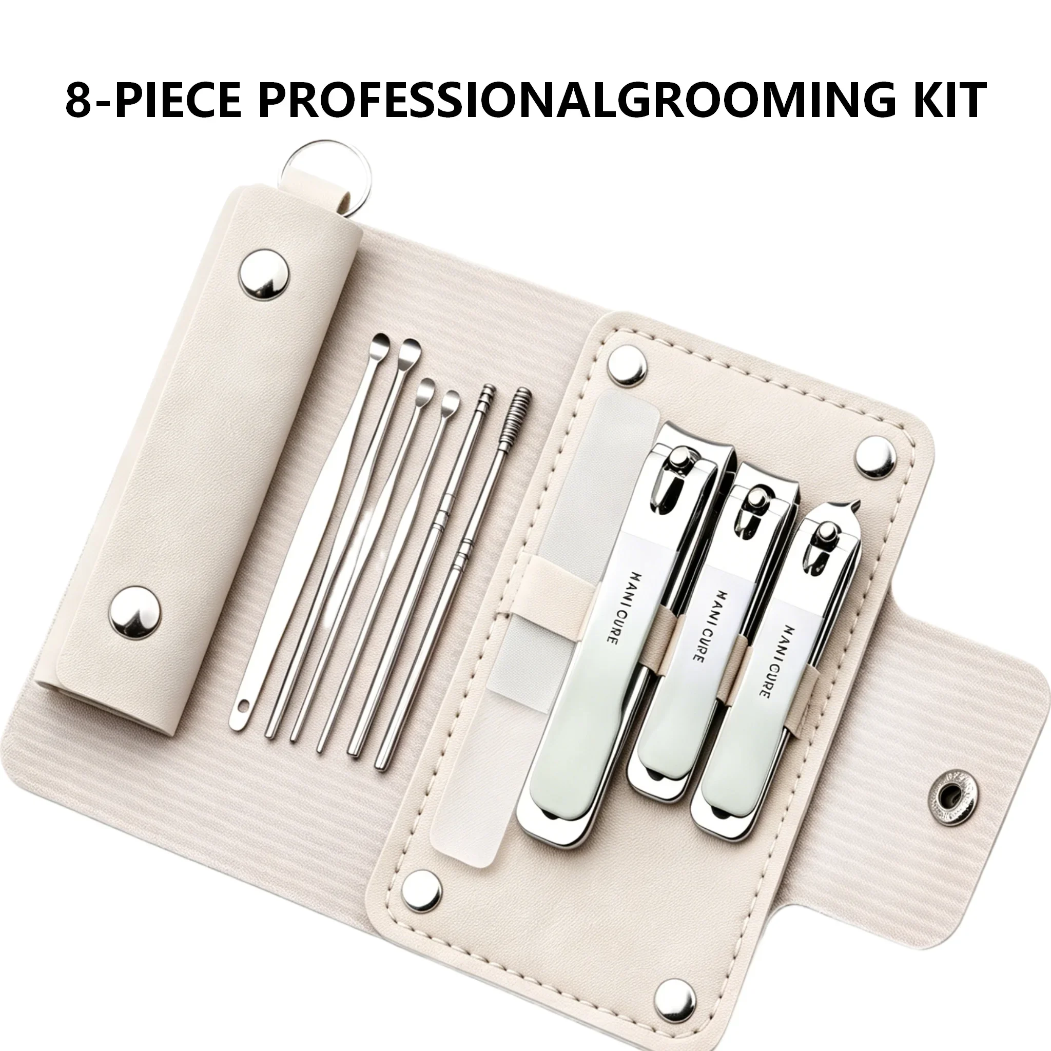 Portable Stainless Steel Manicure Pedicure Set, Anti-Splash Nail Clipper Beauty Care Tool Kit Cuticle Remover Ear Pick Grooming
Portable Stainless Steel Manicure Pedicure Set, Anti-Splash Nail Clipper Beauty Care Tool Kit Cuticle Remover Ear Pick Grooming