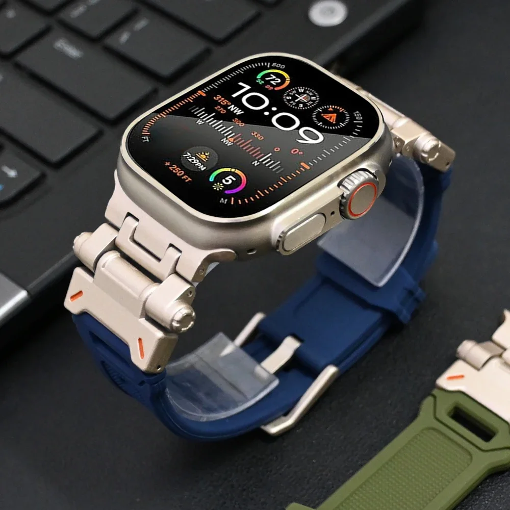 Резиновый ремешок для Apple Watch Ultra 2 49 мм, силиконовый ремешок для iWatch серии 10 9 8 7 6 5 4 se 3 мужской спортивный браслет 46 мм 44 мм 45 мм
Резиновый ремешок для Apple Watch Ultra 2 49 мм, силиконовый ремешок для iWatch серии 10 9 8 7 6 5 4 se 3 мужской спортивный браслет 46 мм 44 мм 45 мм