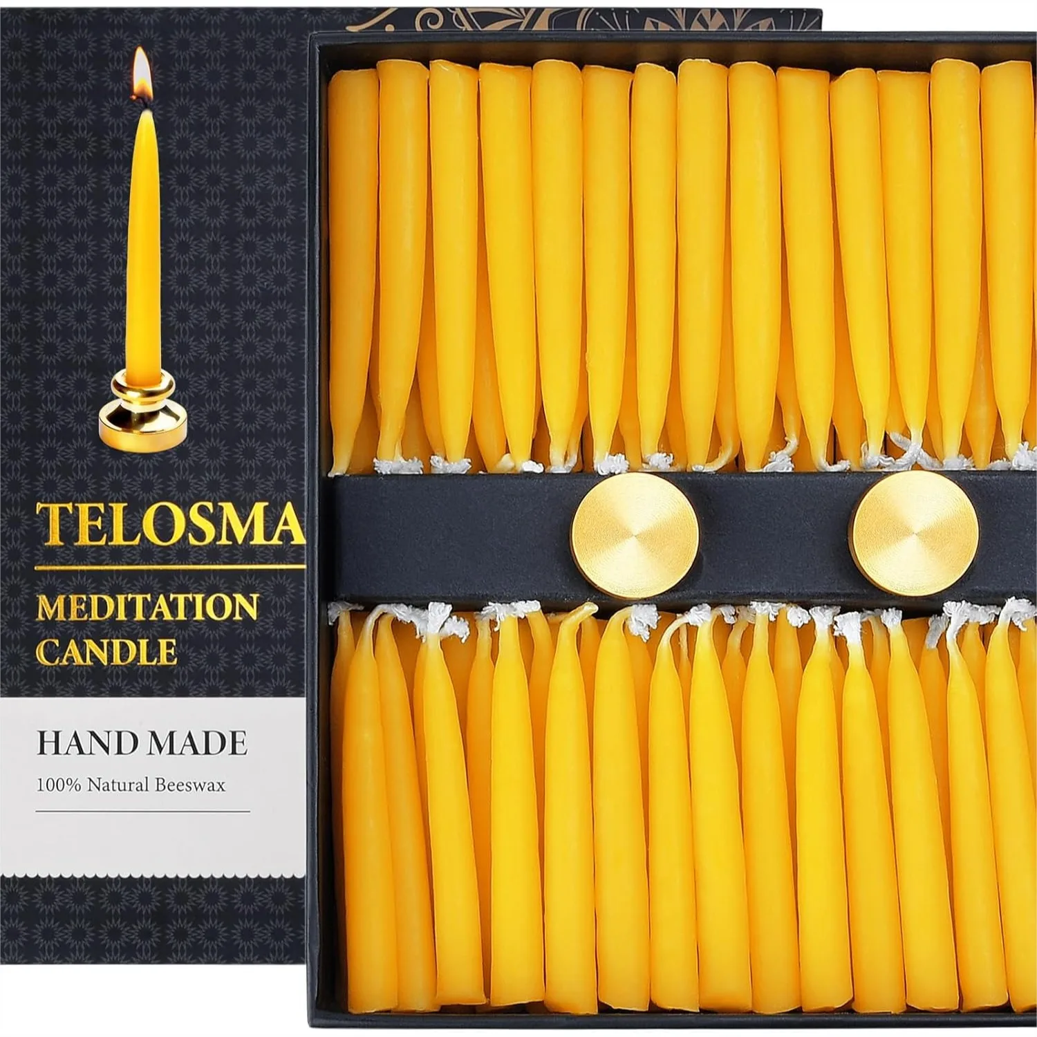 100 Pack Pure Beeswax Meditation Candles 20 Minute Mini Taper Candles 0.28 Inch Thin With 2 Holders For Prayer Yoga Spiritual Practices Yellow
100 Pack Pure Beeswax Meditation Candles 20 Minute Mini Taper Candles 0.28 Inch Thin With 2 Holders For Prayer Yoga Spiritual Practices Yellow