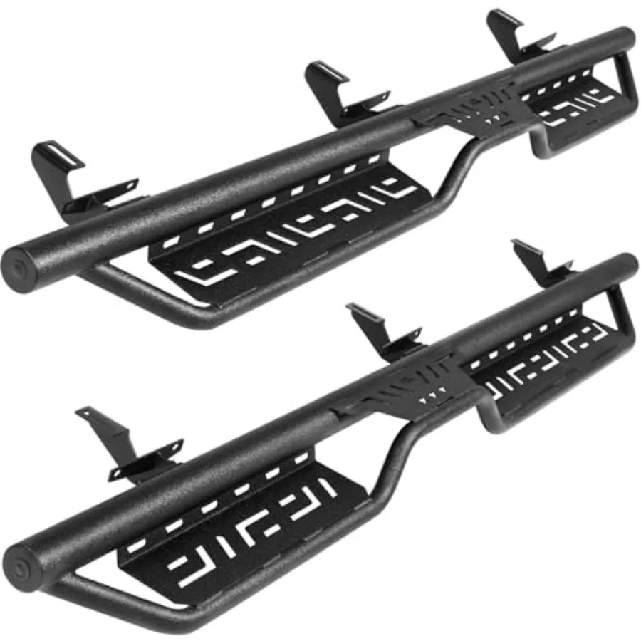 Running Boards Side Steps for Wrangler JL 4-Door 2018-2026 Aluminum Black 500LB Capacity, OEM Fit, Anti-Slip Textured Steps
Running Boards Side Steps for Wrangler JL 4-Door 2018-2026 Aluminum Black 500LB Capacity, OEM Fit, Anti-Slip Textured Steps
