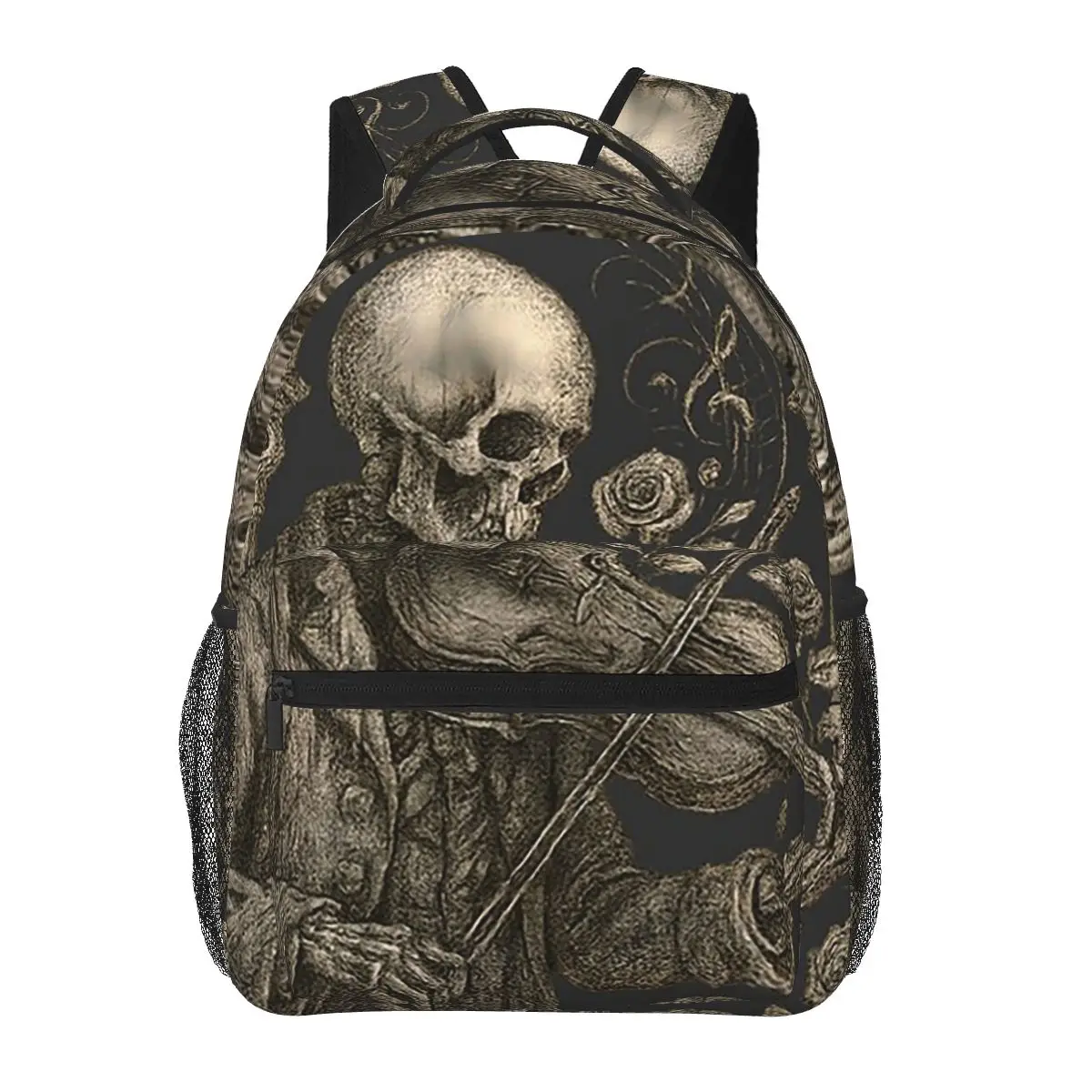 Skeleton Playing Violin Halloween Student Backpack School Bag Hiking Travel Daypack for Boys Girls Fashion Bookbag Shoulder Bags
Skeleton Playing Violin Halloween Student Backpack School Bag Hiking Travel Daypack for Boys Girls Fashion Bookbag Shoulder Bags