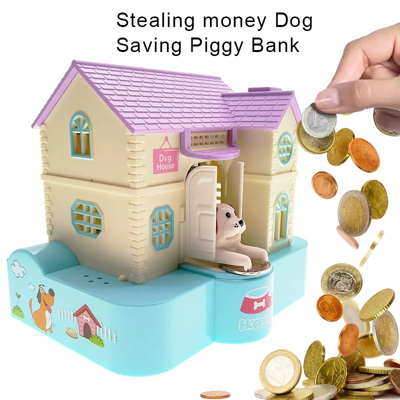 Stealing Money Eating Coin Money Cat Piggy Bank, Children's Animals Toys Dog Piggy Bank, Coins Saving Tank, Dropshipping
Stealing Money Eating Coin Money Cat Piggy Bank, Children's Animals Toys Dog Piggy Bank, Coins Saving Tank, Dropshipping