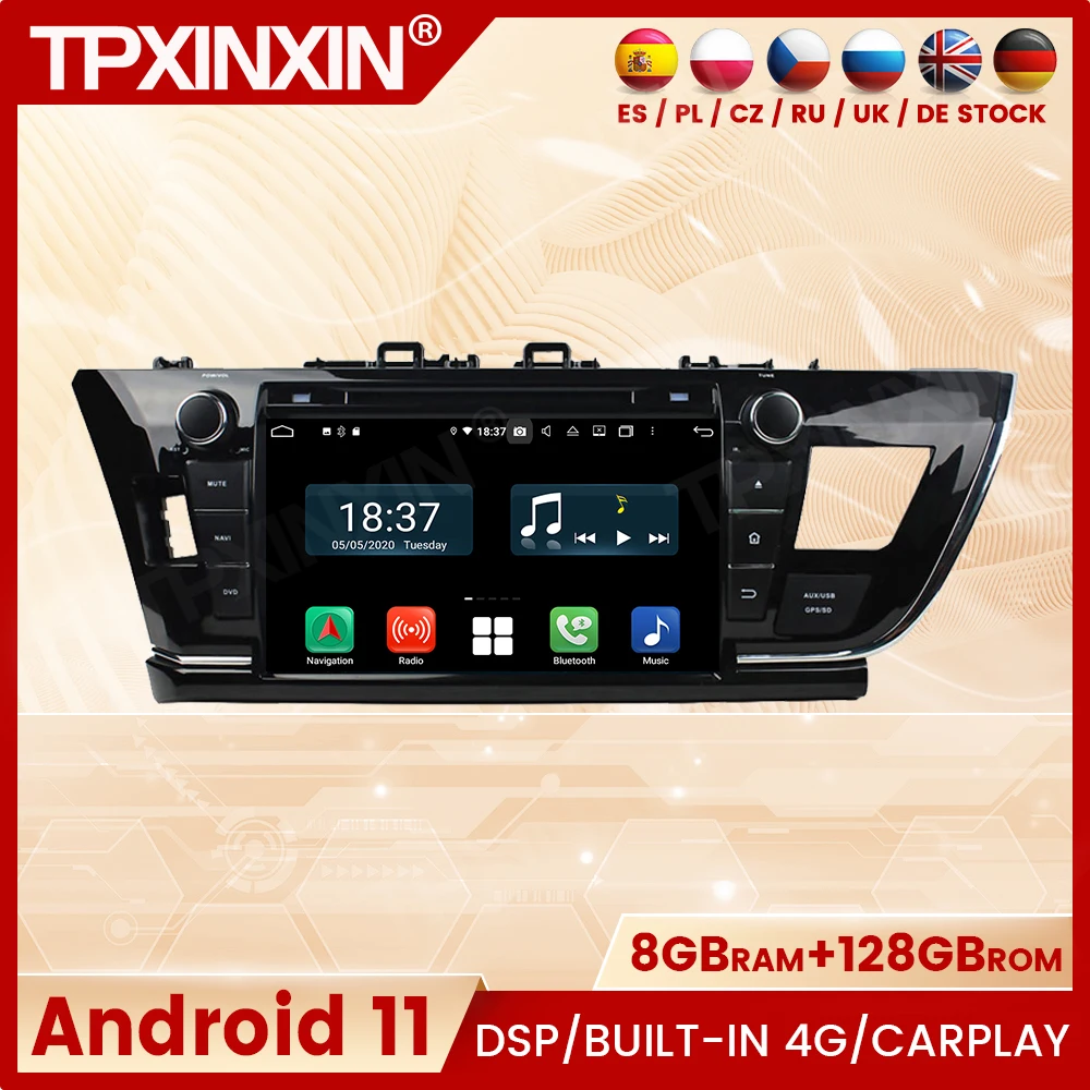 Автомобильный мультимедийный плеер 2 Din Android GPS Navi для Toyota Corolla 2014, 2015, 2016, с Bluetooth
Автомобильный мультимедийный плеер 2 Din Android GPS Navi для Toyota Corolla 2014, 2015, 2016, с Bluetooth
