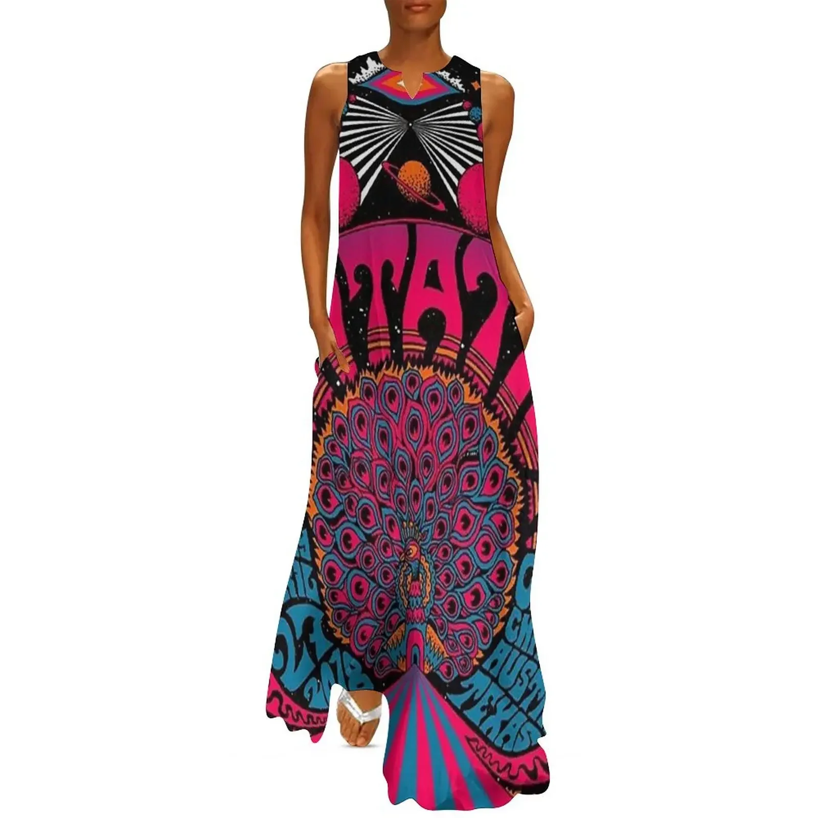 Levitation Fest with Golden Dawn Arkestra Long Dress elegant women's sets elegant dress Dress
Levitation Fest with Golden Dawn Arkestra Long Dress elegant women's sets elegant dress Dress