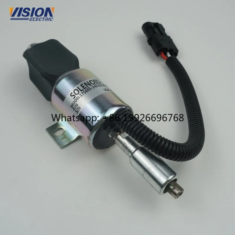 Generator Genset Parts Engine Fuel Stop Solenoid Valve 3928219 1756ES-24E3ULB1S1 SA-4813-24
Generator Genset Parts Engine Fuel Stop Solenoid Valve 3928219 1756ES-24E3ULB1S1 SA-4813-24