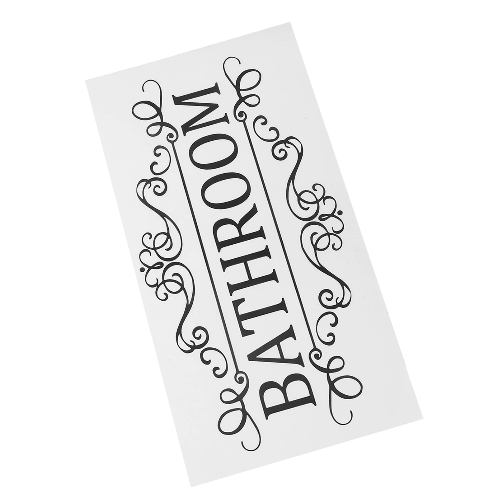 Bathroom Decorative Stickers Waterproof Wall Decals Toilet Signs Door Labels Men Women Restroom Room Sign Black
Bathroom Decorative Stickers Waterproof Wall Decals Toilet Signs Door Labels Men Women Restroom Room Sign Black