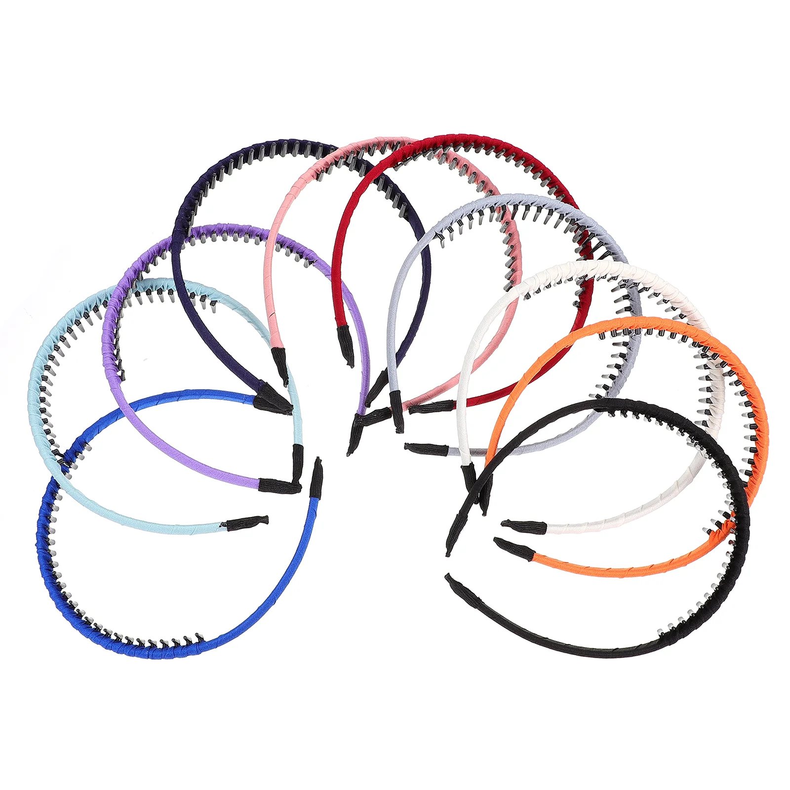 10 Pcs Thin Headband Plastic Covered Nonslip Teeth Design Vintage Fabric Hair Accessories for Women All Occasions Keeps Hair
10 Pcs Thin Headband Plastic Covered Nonslip Teeth Design Vintage Fabric Hair Accessories for Women All Occasions Keeps Hair