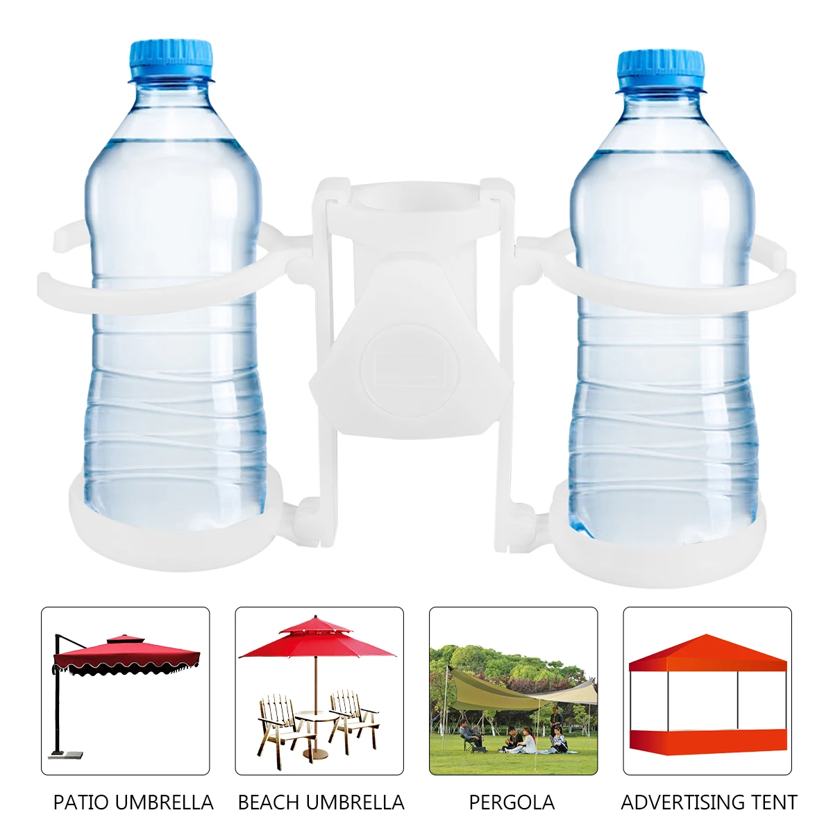 2 Pcs Plastic Cup Holder Lightweight Portable Beach Umbrella Accessories Rack for Drinks Cans Water Bottles Beer Holder 
2 Pcs Plastic Cup Holder Lightweight Portable Beach Umbrella Accessories Rack for Drinks Cans Water Bottles Beer Holder