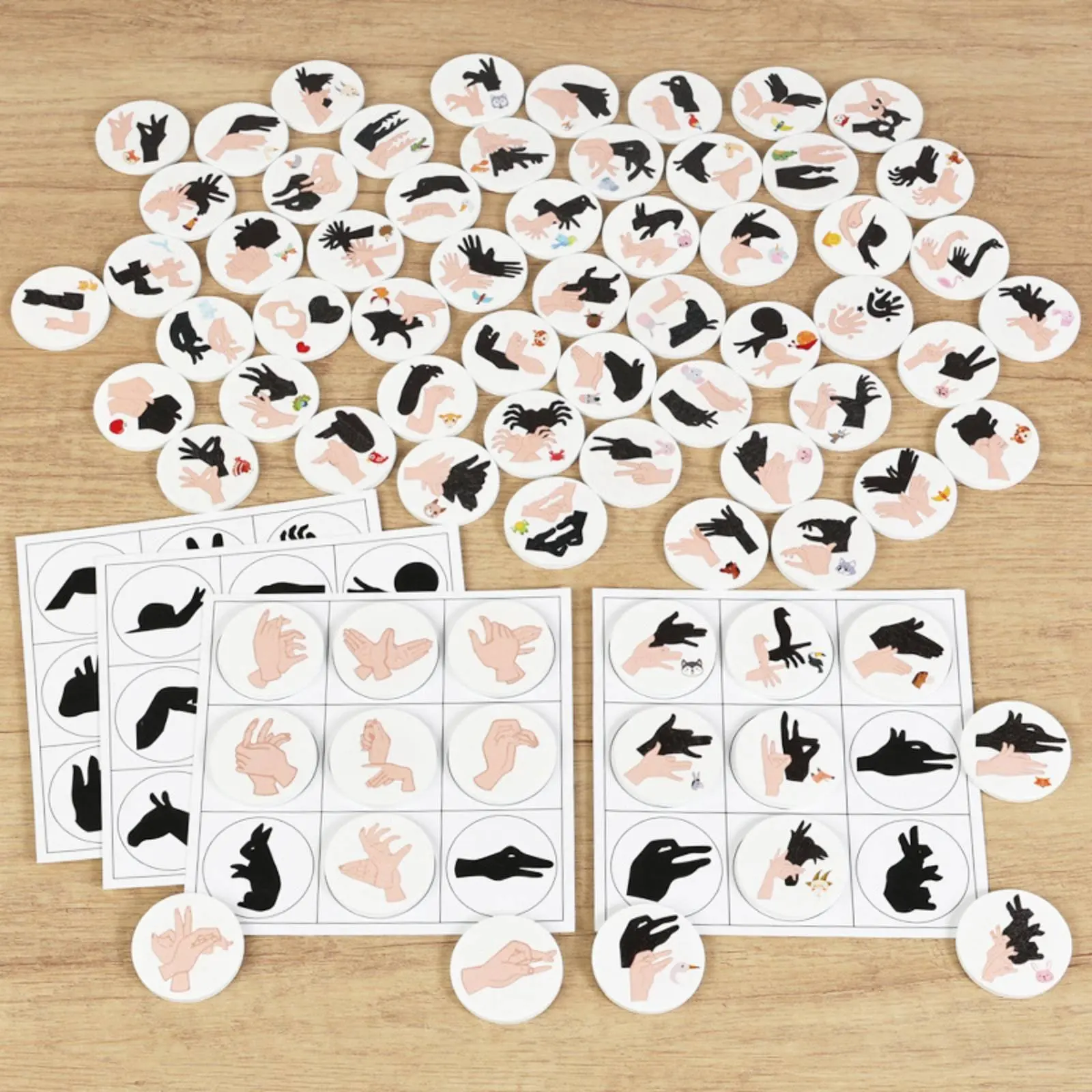 Creature Hand Shadow Cards Early Learning Hands-on Matching Game Wooden Creature Matching Game Cognitive Training Educational
Creature Hand Shadow Cards Early Learning Hands-on Matching Game Wooden Creature Matching Game Cognitive Training Educational