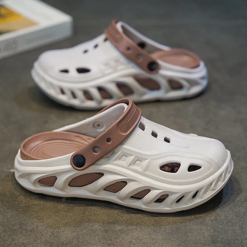 Fashion Men's Sandals Outdoor Slippers Beach Comfortable Slides Thick Soft Clogs Water Shoes Men Casual Shoes Men Beach Sandals
Fashion Men's Sandals Outdoor Slippers Beach Comfortable Slides Thick Soft Clogs Water Shoes Men Casual Shoes Men Beach Sandals