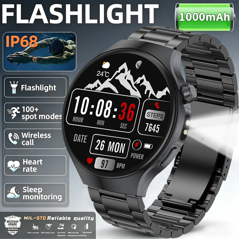 2026 New T-REX3 Outdoor Smart Watch 1.7inch AMOLED 1000mAh Large Battery 5ATM Waterproof Voice Call Sports Men Fitness Bracelet
2026 New T-REX3 Outdoor Smart Watch 1.7inch AMOLED 1000mAh Large Battery 5ATM Waterproof Voice Call Sports Men Fitness Bracelet