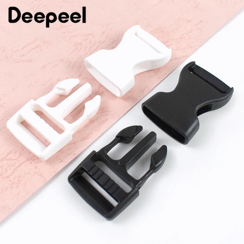 10/20Sets 15-25mm Plastic Release Side Buckles for Webbing Strap Outdoor Gear Adjuster Fastener Pet Collar Backpack Supplies
10/20Sets 15-25mm Plastic Release Side Buckles for Webbing Strap Outdoor Gear Adjuster Fastener Pet Collar Backpack Supplies